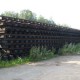 Рельсошпальная решетка Р-65 на деревянной шпале